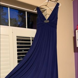 Bcbgmaxaria Blue Depth Formal Dress